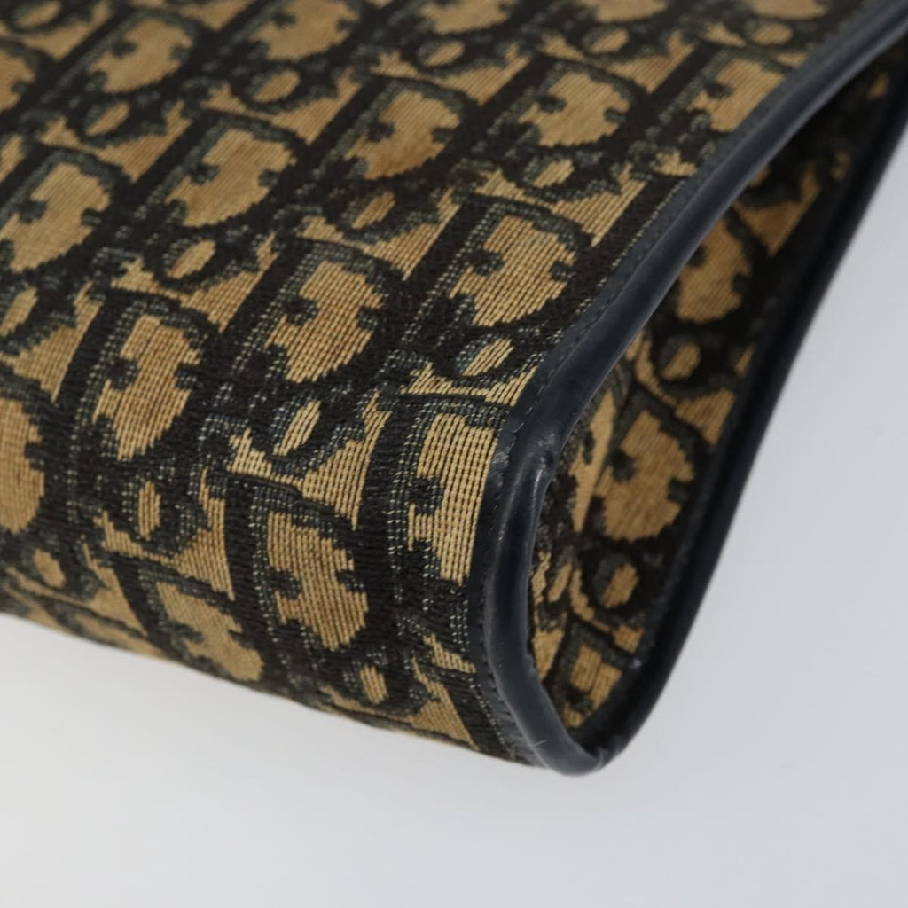 Christian Dior Vintage Trotter Shoulder Bag Canvas Navy Canvas Shoulder Bag Bag (Pre-Owned)