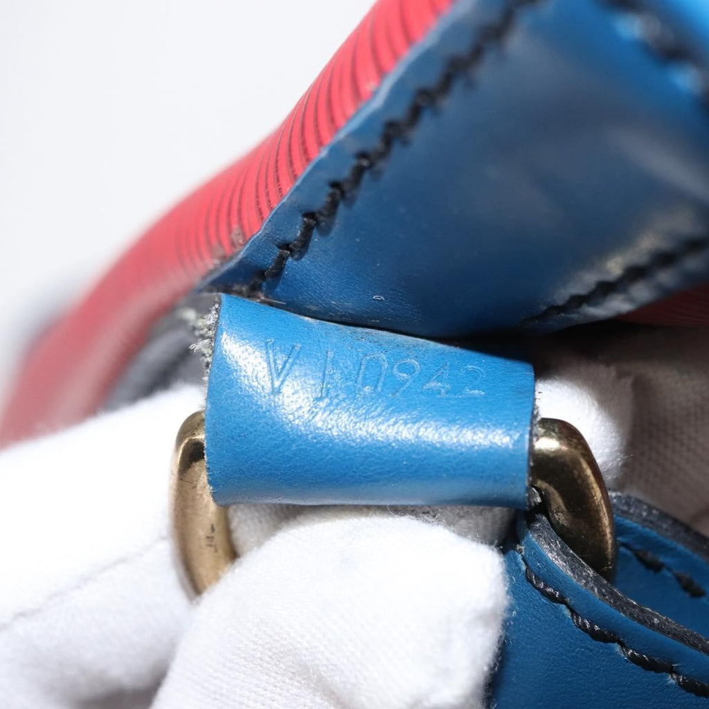 Louis Vuitton Tricolor Noe Handbag Epi Leather Red Leather Shoulder Bag