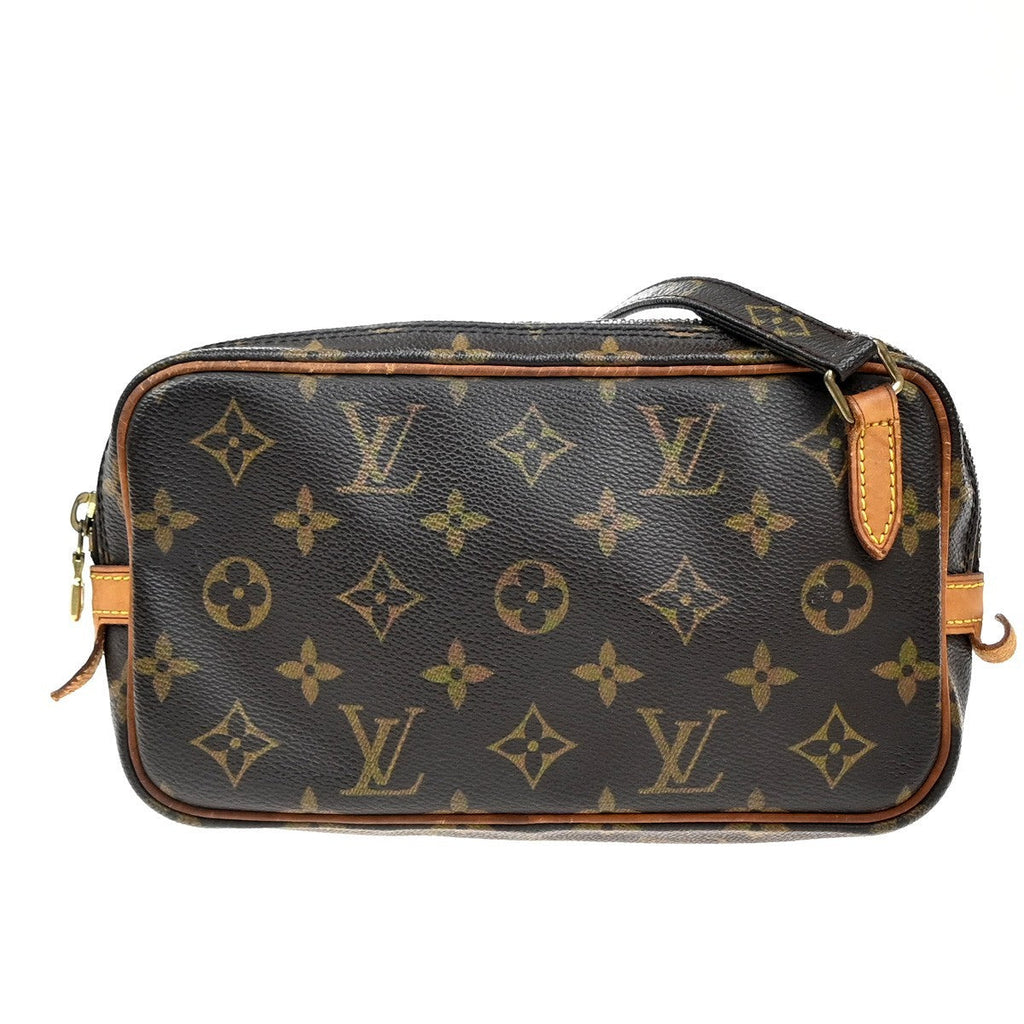 Louis Vuitton Pochette Marly Bandouliere Bag Monogram Canvas Brown Canvas Shoulder Bag