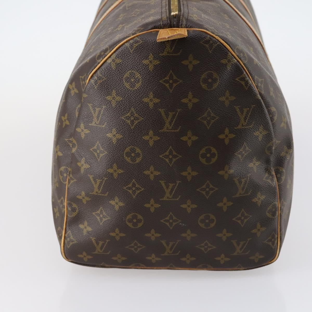 Louis Vuitton Keepall Bag Monogram Canvas Brown Canvas Travel Bag