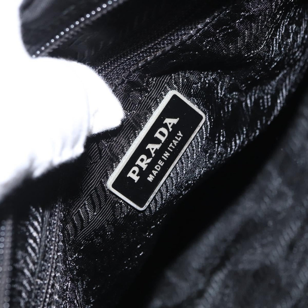 Prada Buckle Messenger Bag Tessuto Black Nylon Shoulder Bag Bag
