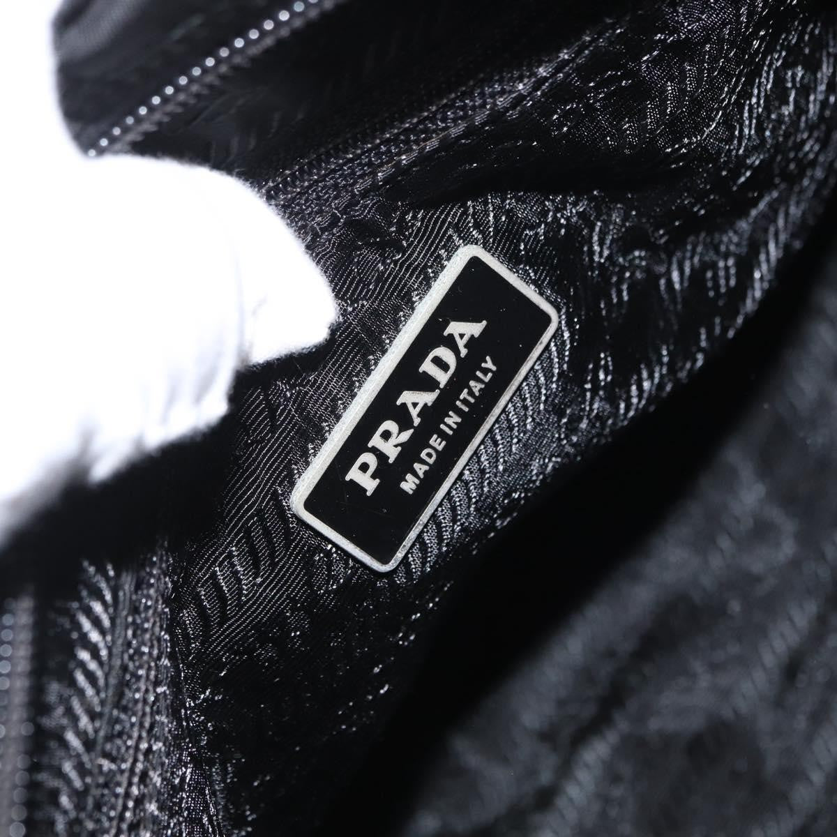 Prada Buckle Messenger Bag Tessuto Black Nylon Shoulder Bag Bag