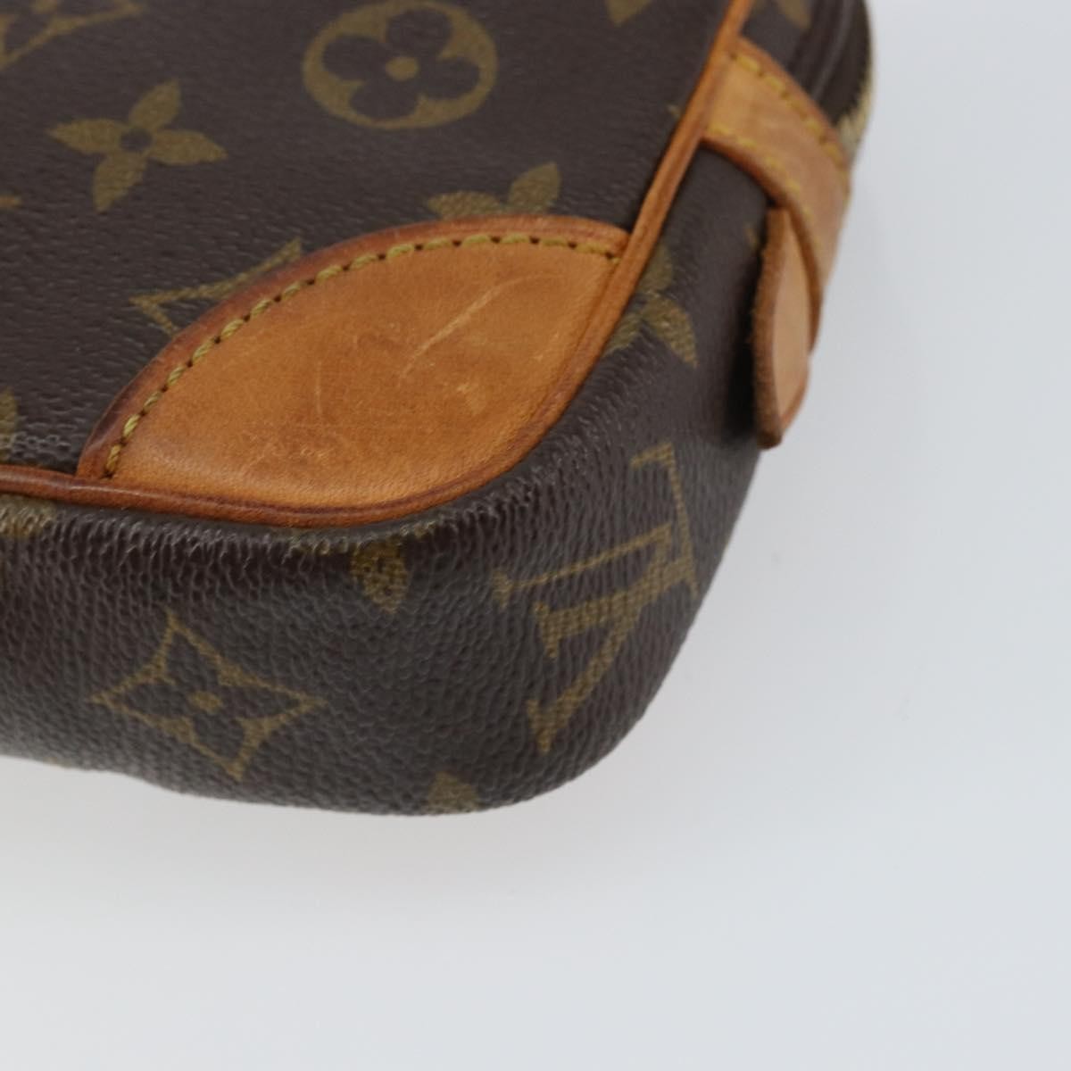 Louis Vuitton Marly Dragonne Clutch Monogram Canvas Brown Canvas Clutche & Pouche Bag