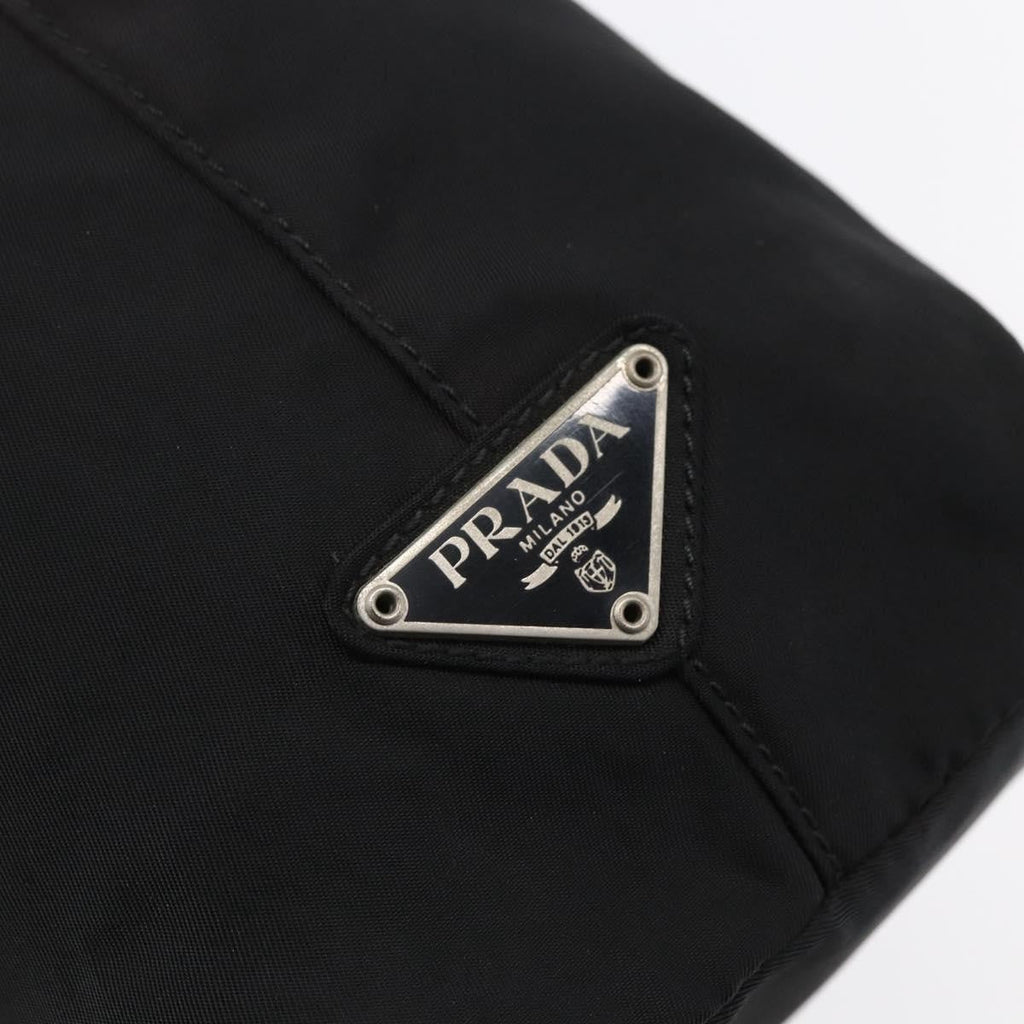 Prada Vintage Handbag Tessuto Black Nylon Handbag