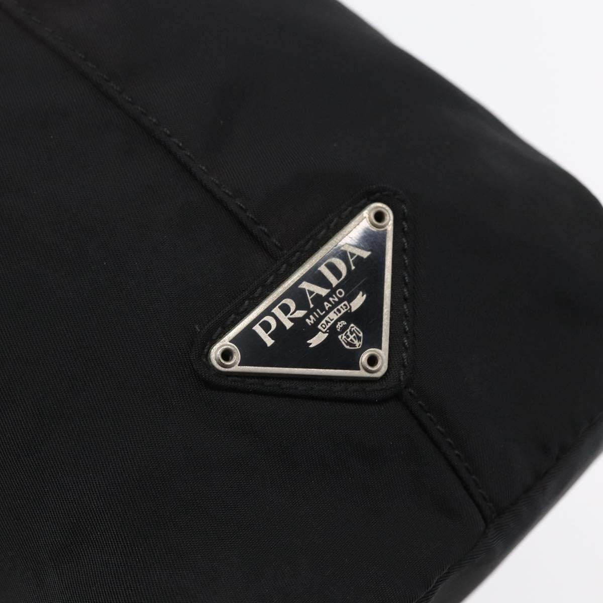 Prada Vintage Handbag Tessuto Black Nylon Handbag