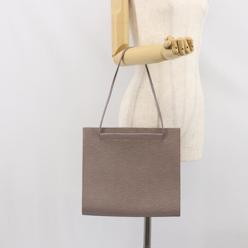 Louis Vuitton Saint Tropez Handbag Epi Leather Gray Leather Shoulder Bag