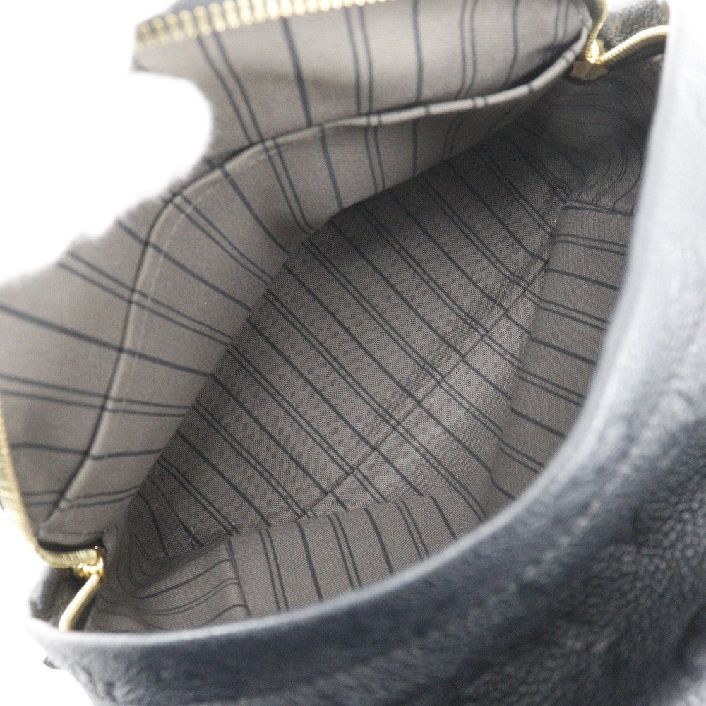 Louis Vuitton Sorbonne Backpack Monogram Empreinte Leather Black Leather Backpack Bag