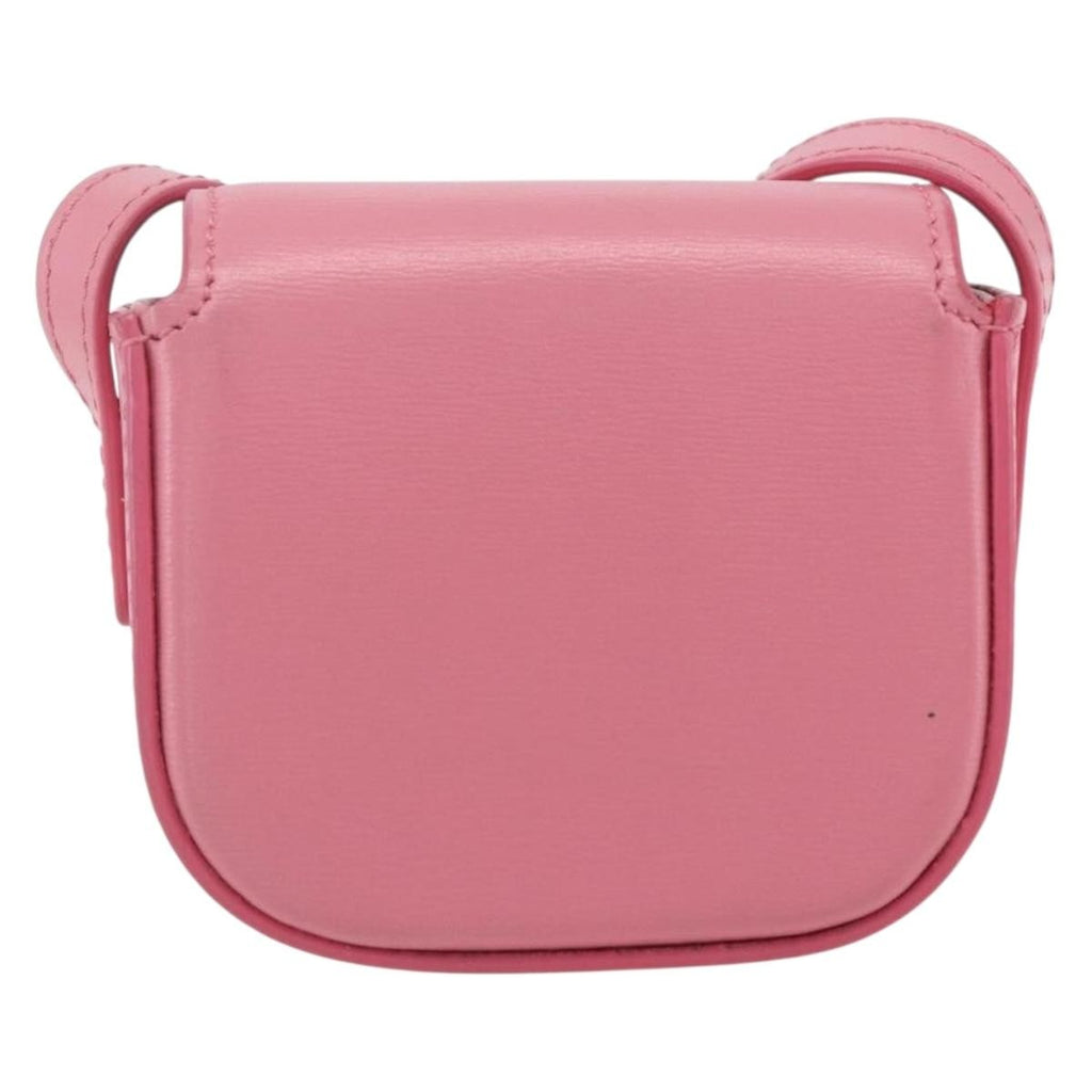 Celine Triomphe Shoulder Bag Smooth Calfskin Pink Leather Shoulder Bag Bag