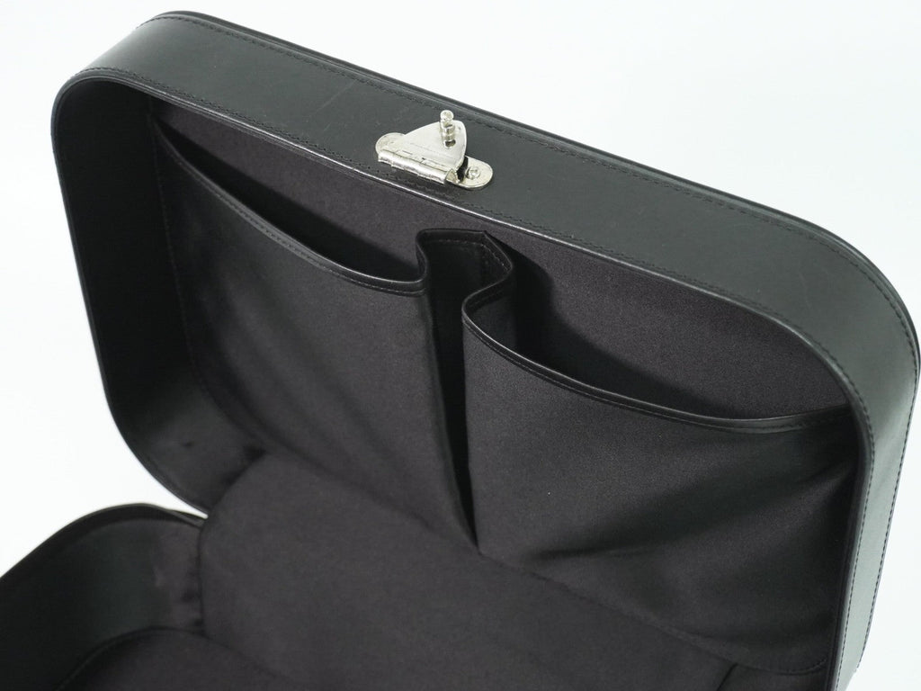 Louis Vuitton Valisette Handbag Monogram Glace Leather Black Patent_Leather Handbag