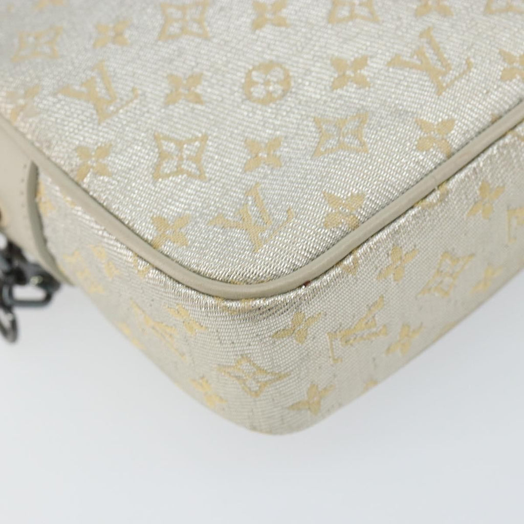 Louis Vuitton Mckenna Shoulder Bag Mini Lin Gold Canvas Bag