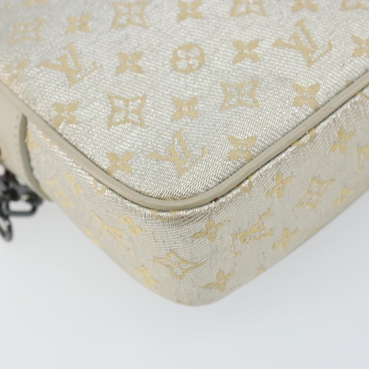 Louis Vuitton Mckenna Shoulder Bag Mini Lin Gold Canvas Bag
