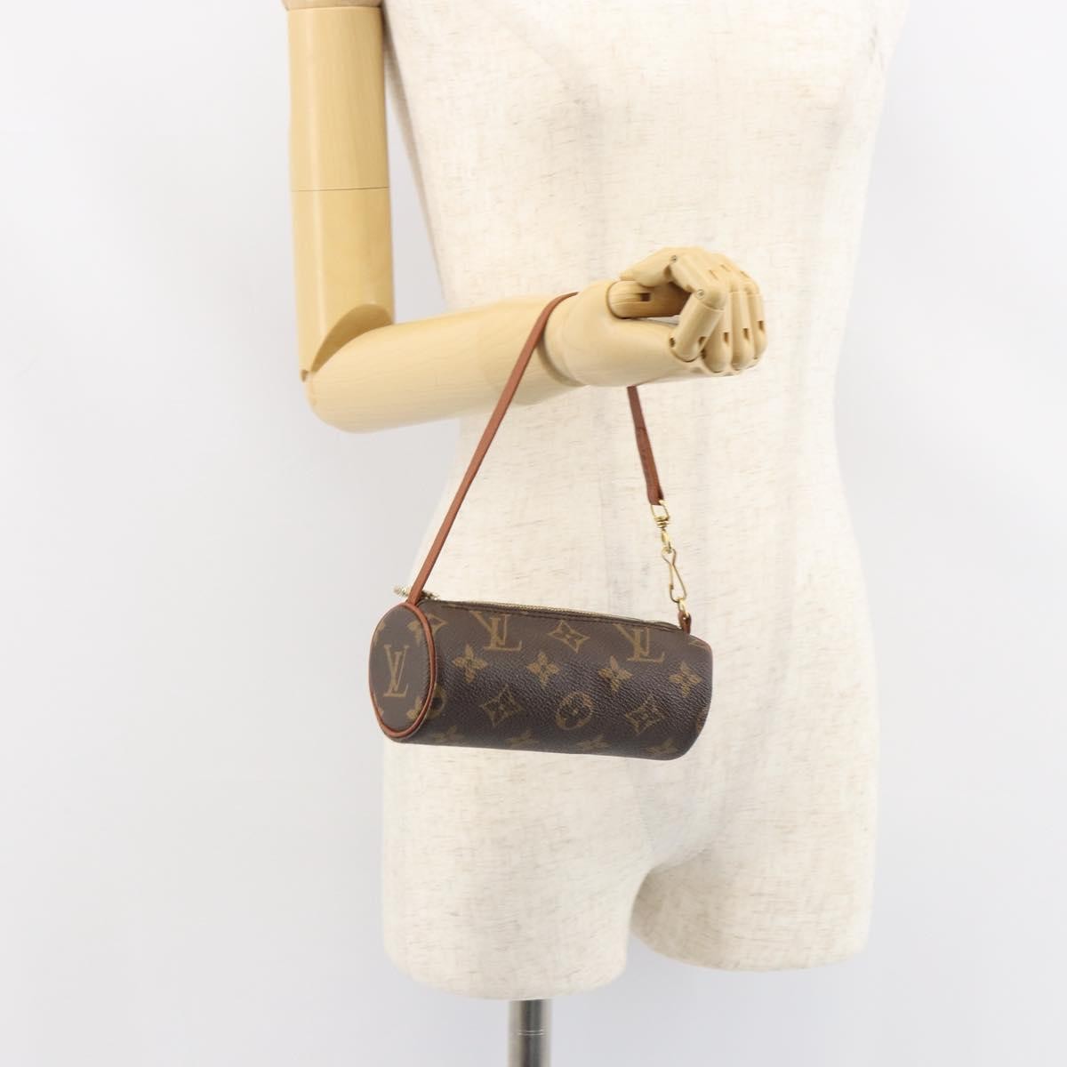 Louis Vuitton Papillon Pochette Monogram Canvas Brown Canvas Clutche & Pouche Bag