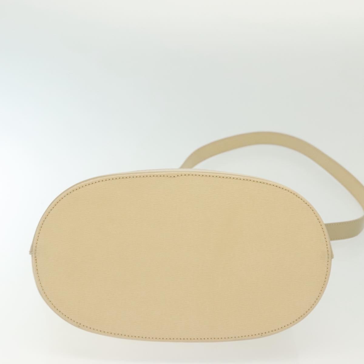 Burberry Shoulder Bag Leather Beige Leather Shoulder Bag