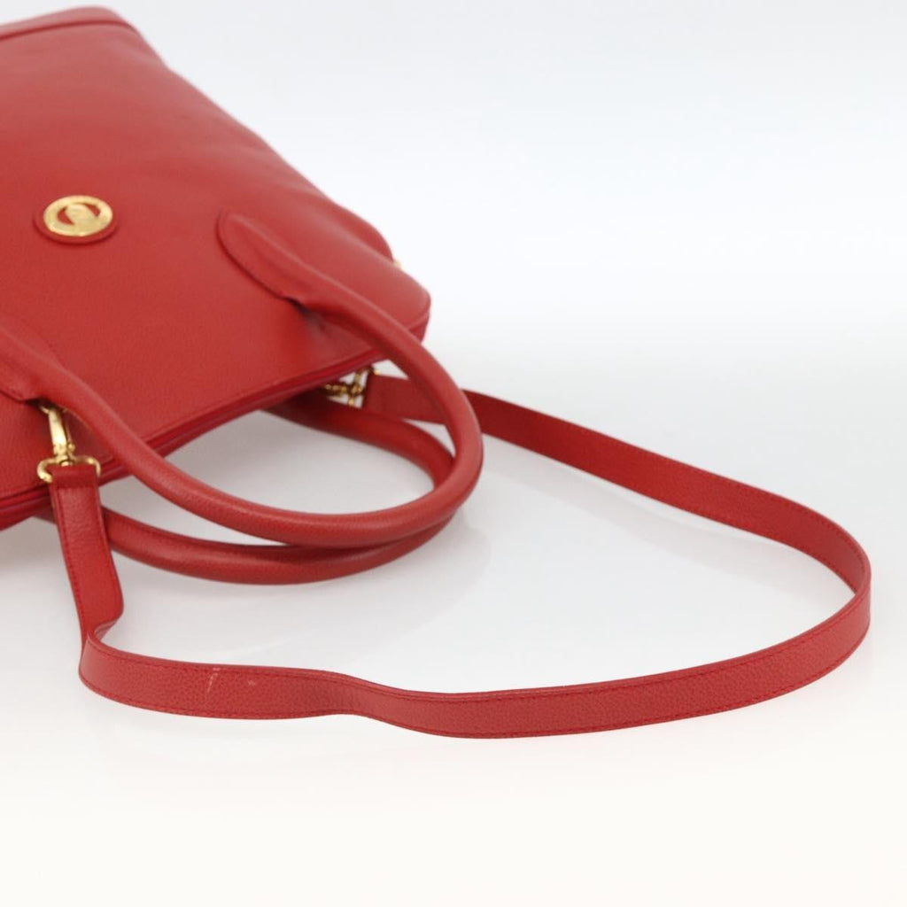 Burberry Vintage Handbag Leather Red Leather Handbag