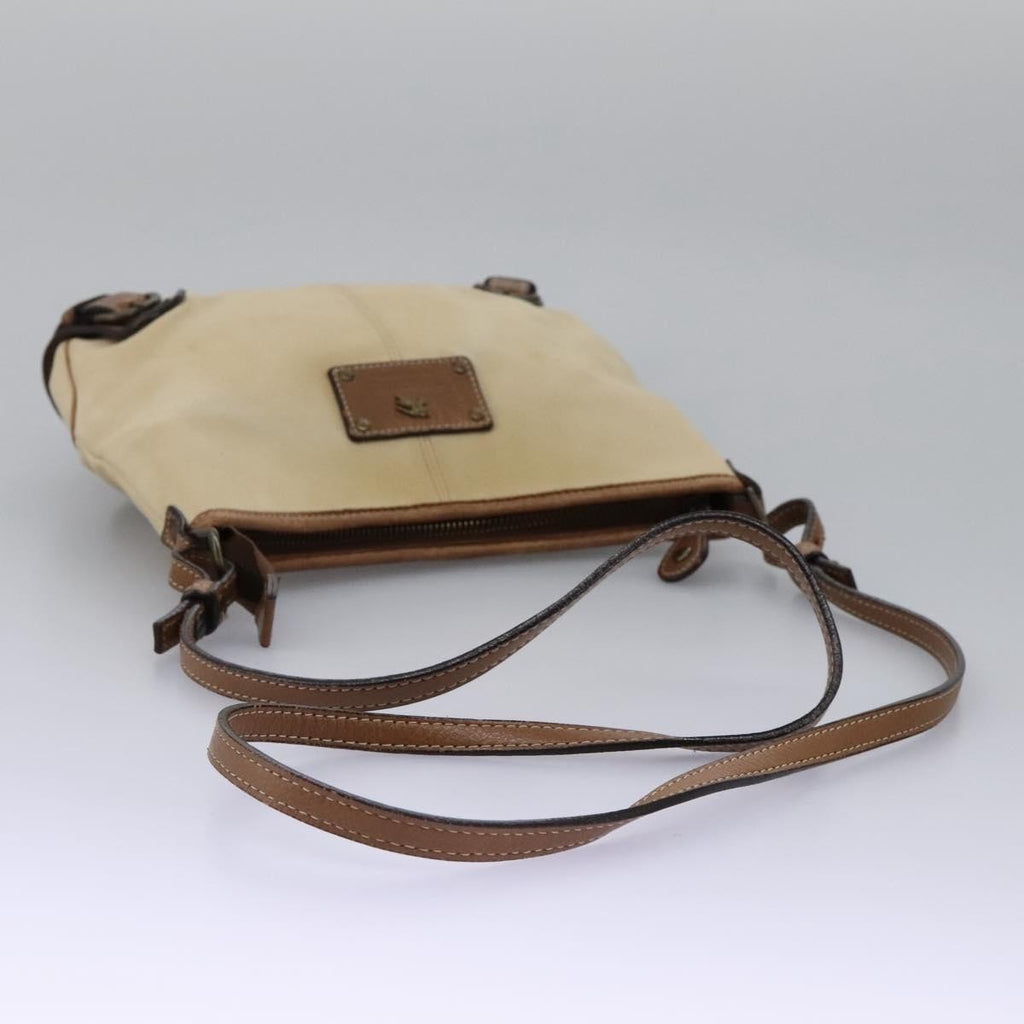 Burberry Blue Label Shoulder Bag Canvas Beige Canvas Shoulder Bag