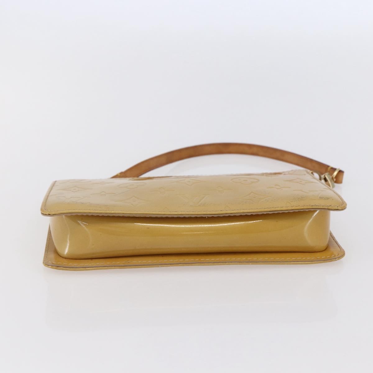 Louis Vuitton Lexington Pochette Monogram Vernis Beige Patent_Leather Clutche & Pouche Bag