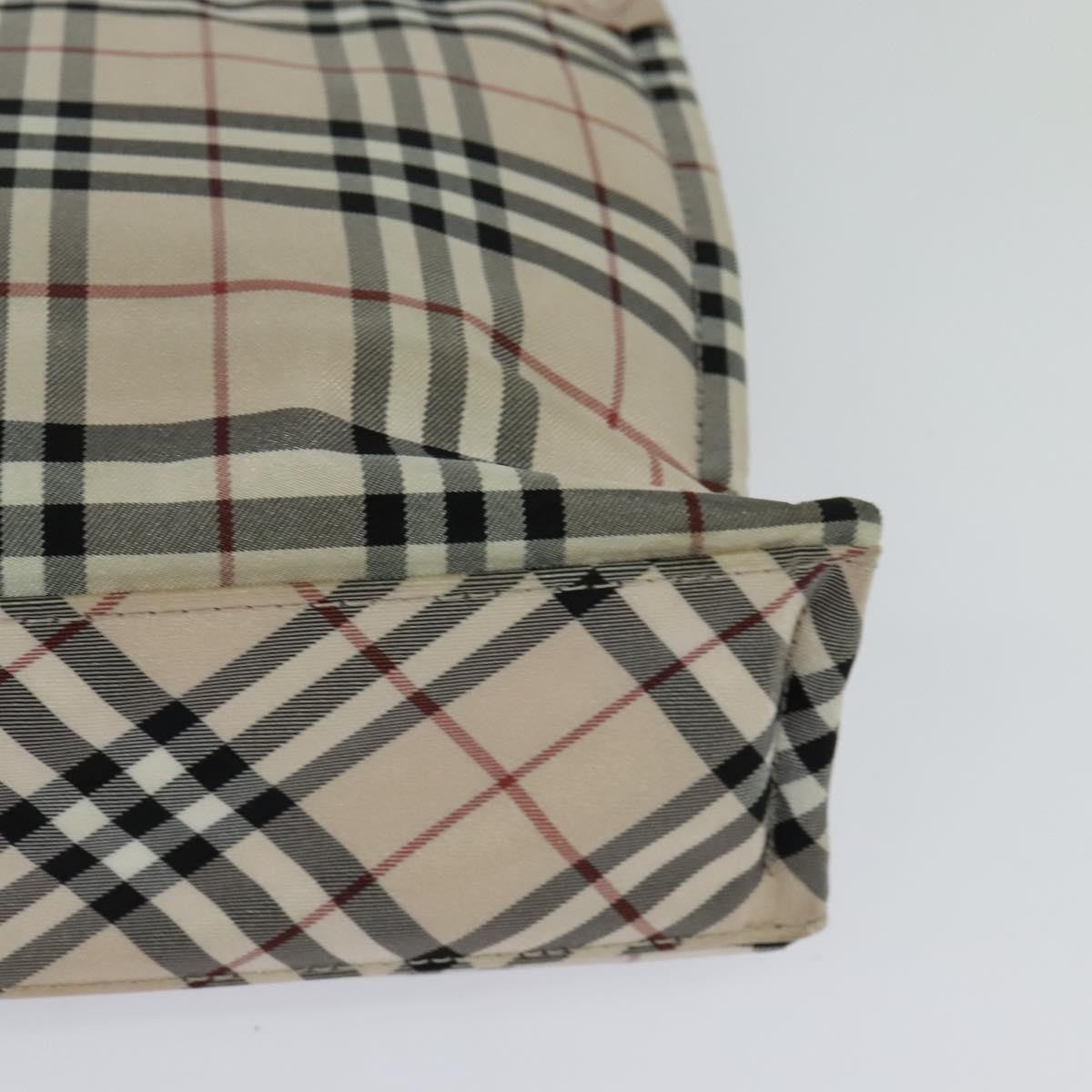 Burberry Nova Check Blue Label Nylon Beige Nylon Tote Bag