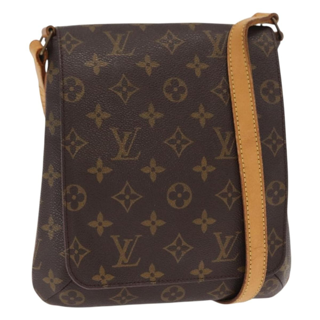 Louis Vuitton Musette Salsa Handbag Monogram Canvas Brown Canvas Shoulder Bag