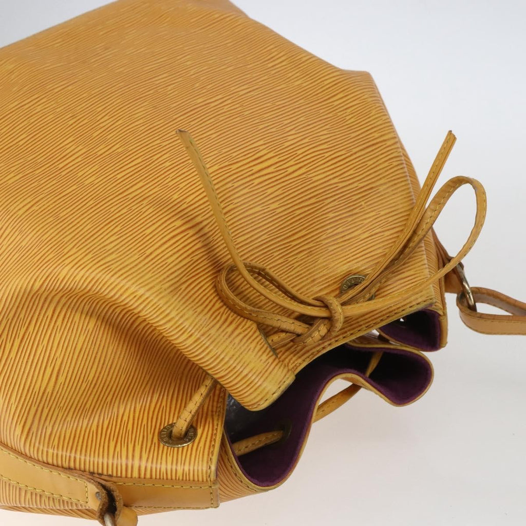 Louis Vuitton Petit Noe Handbag Epi Leather Yellow Leather Shoulder Bag