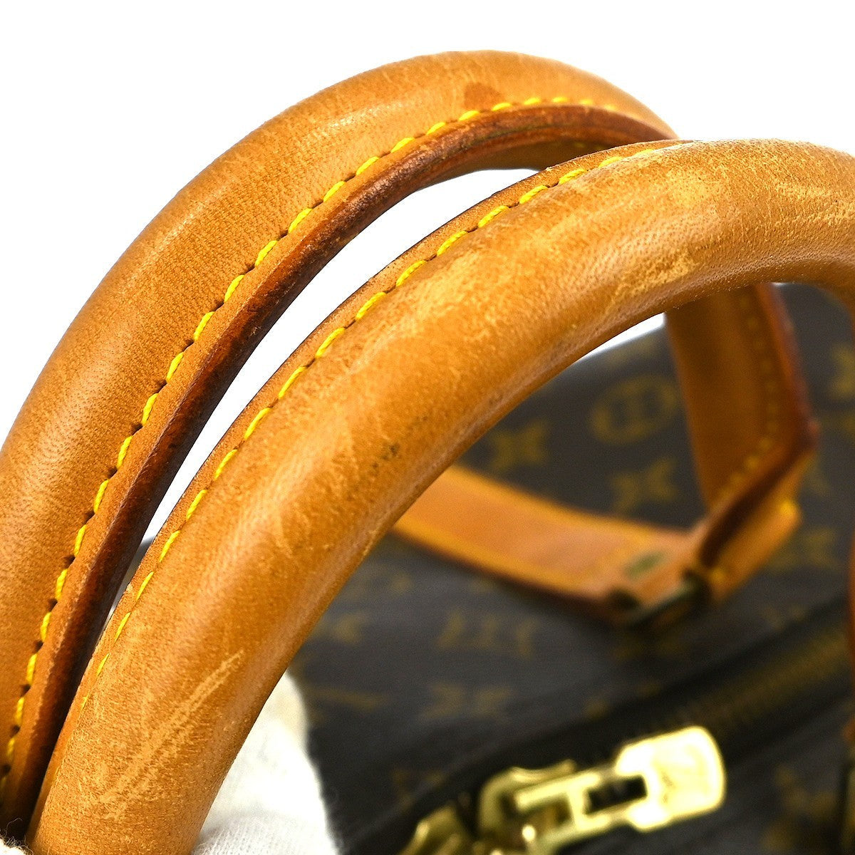 Louis Vuitton Keepall Bag Monogram Canvas Brown Canvas Travel Bag