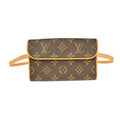 Louis Vuitton Florentine Waist Bag Monogram Canvas Brown Canvas Clutche & Pouche Bag