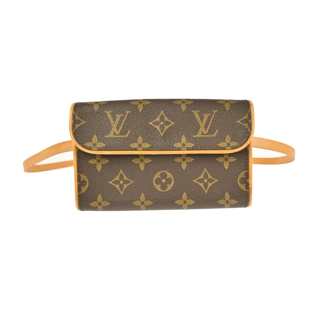 Louis Vuitton Florentine Waist Bag Monogram Canvas Brown Canvas Clutche & Pouche Bag