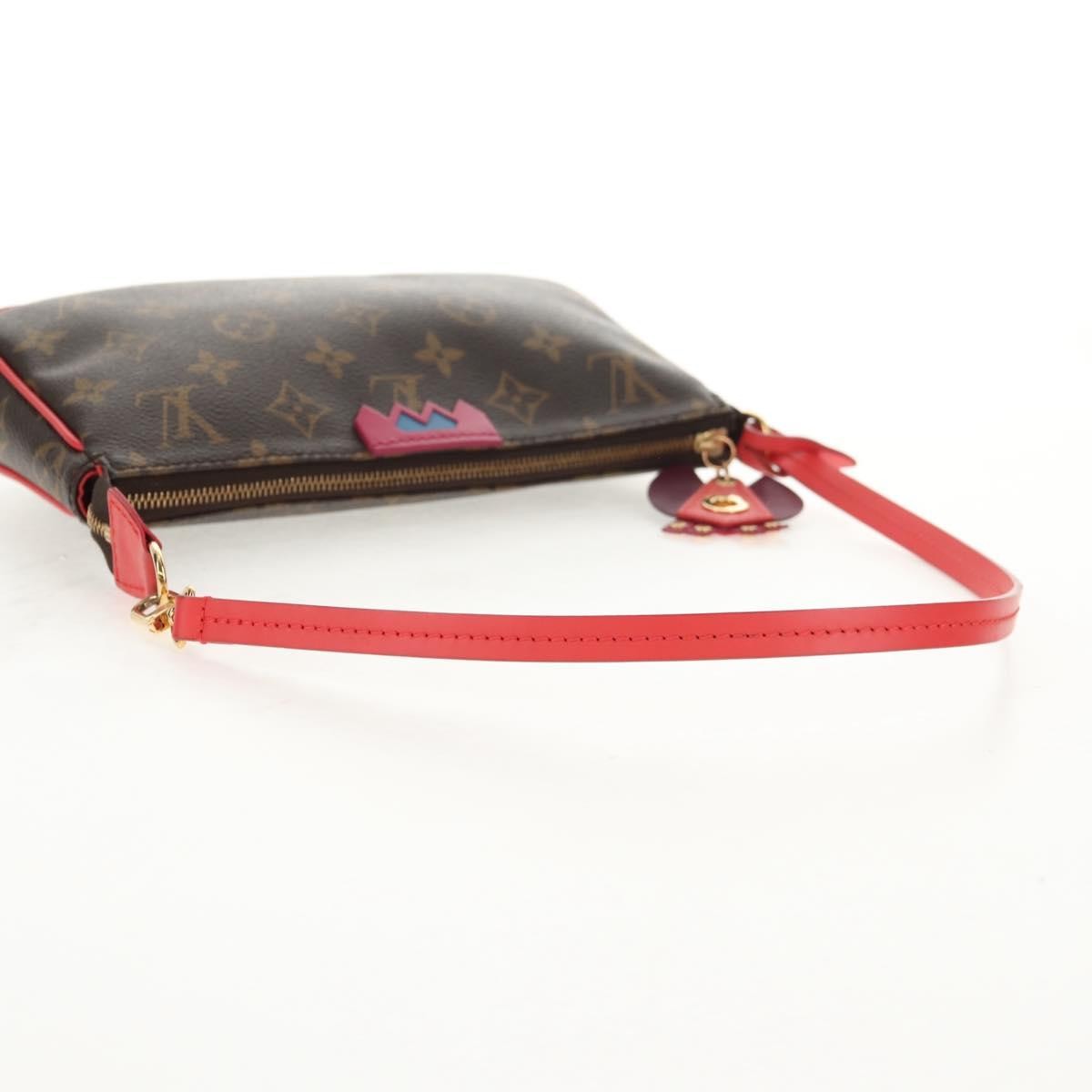Louis Vuitton Pochette Accessoires Nm Limited Edition Totem Monogram Canvas Brown Canvas Clutche & Pouche Bag