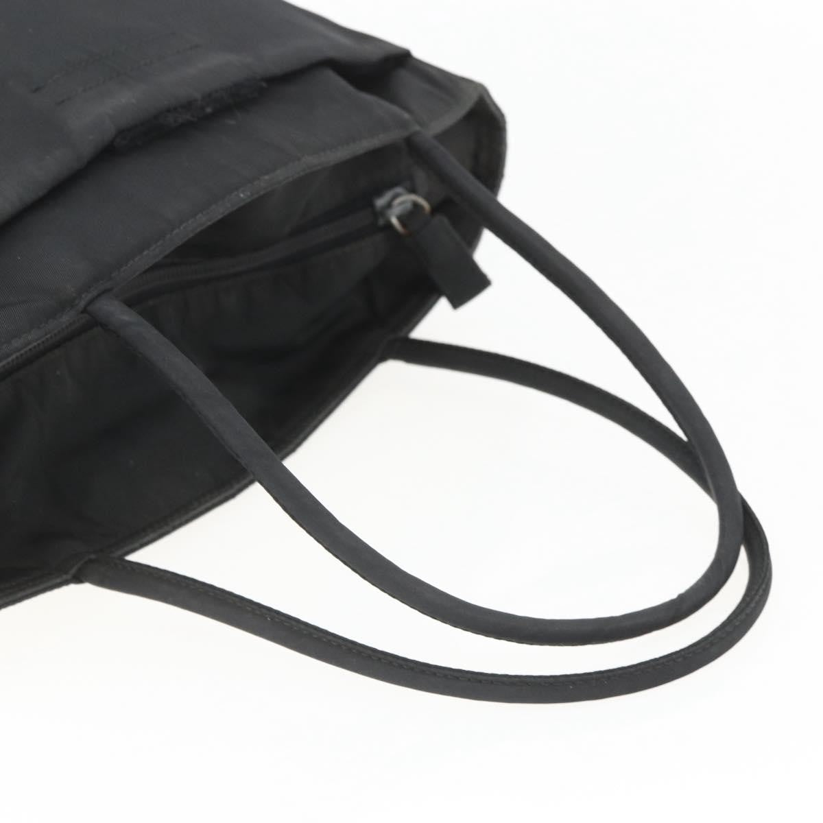 Prada Vintage Tote Tessuto Black Nylon Tote Bag Bag