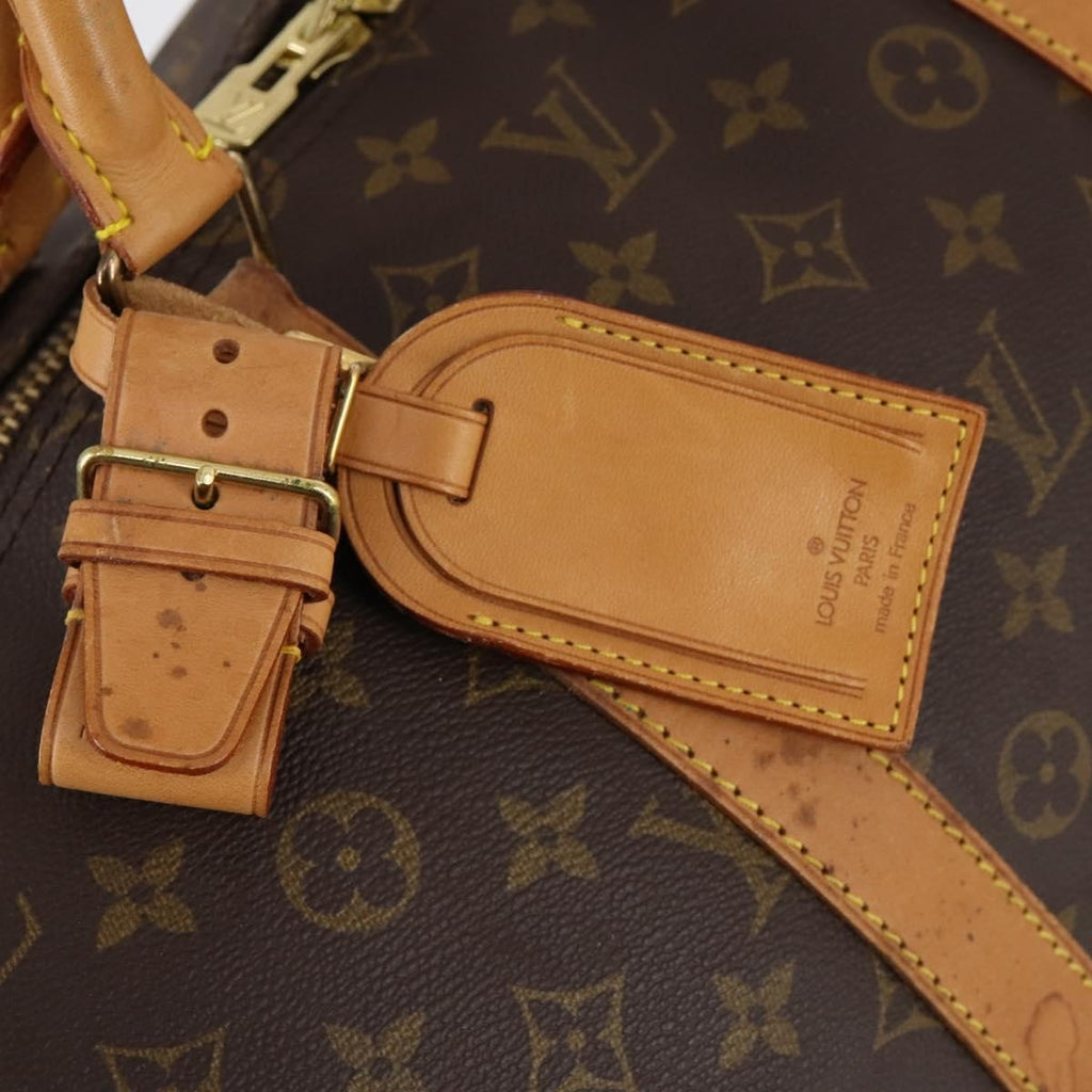 Louis Vuitton Keepall Bag Monogram Canvas Brown Canvas Travel Bag