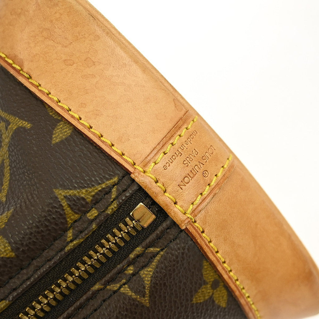 Louis Vuitton Alma Handbag Monogram Canvas Brown Canvas Handbag