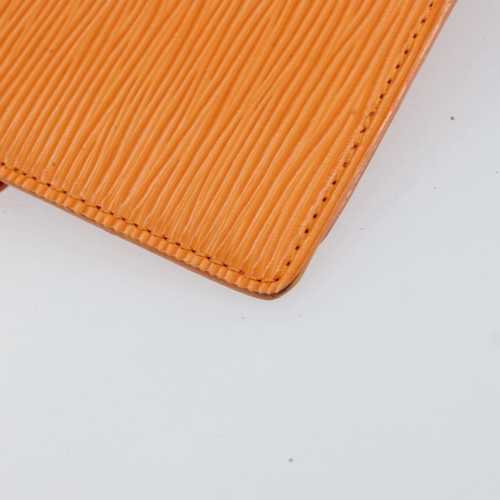 Louis Vuitton Agenda Cover Epi Leather Orange Leather Wallets Accessory