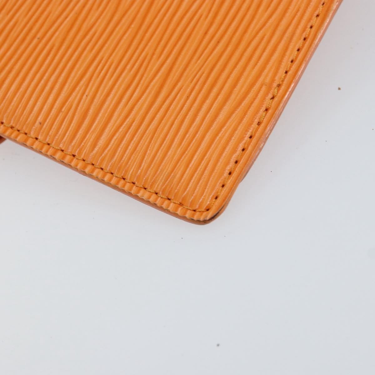 Louis Vuitton Agenda Cover Epi Leather Orange Leather Wallets Accessory