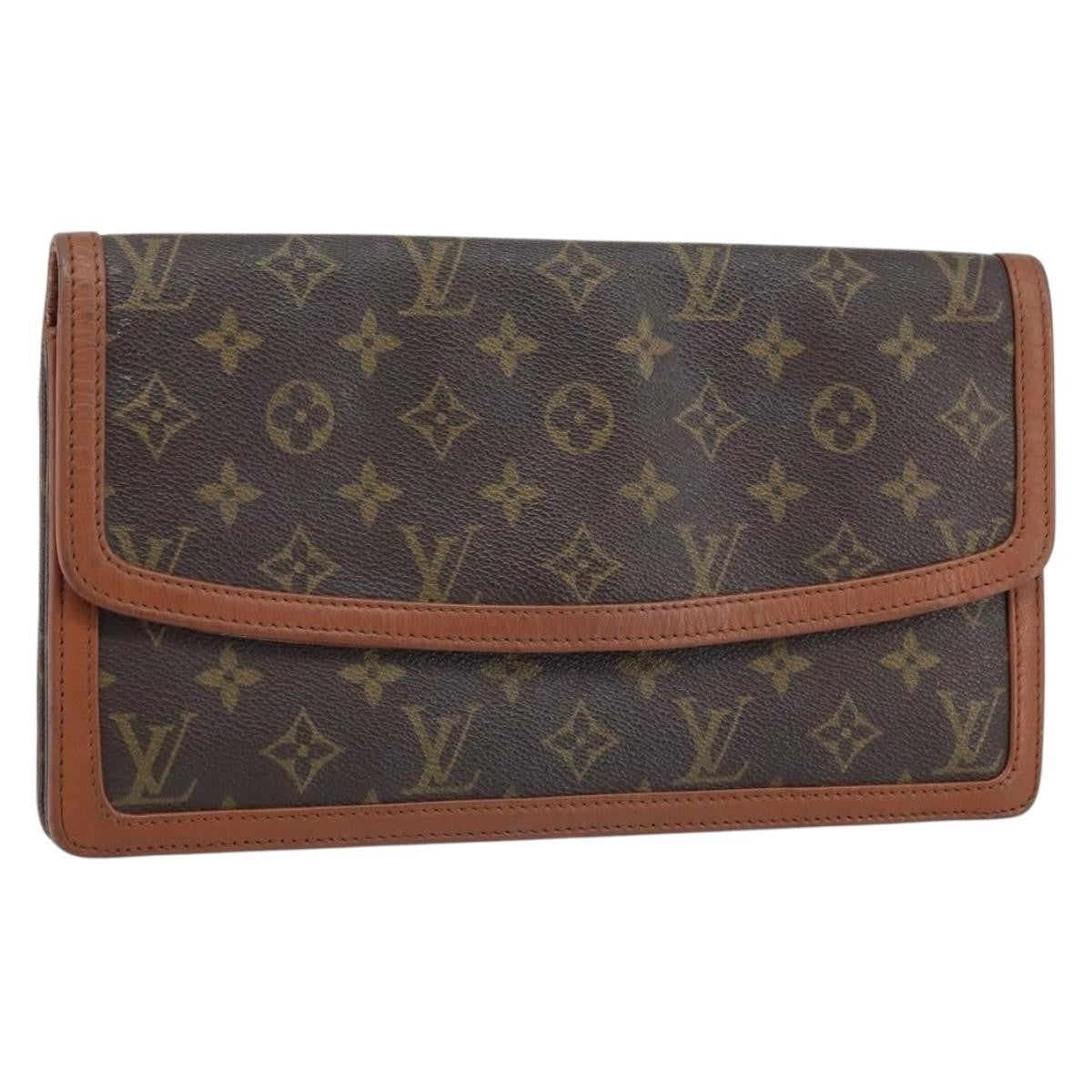 Louis Vuitton Dame Pochette Monogram Canvas Brown Canvas Clutche & Pouche Bag