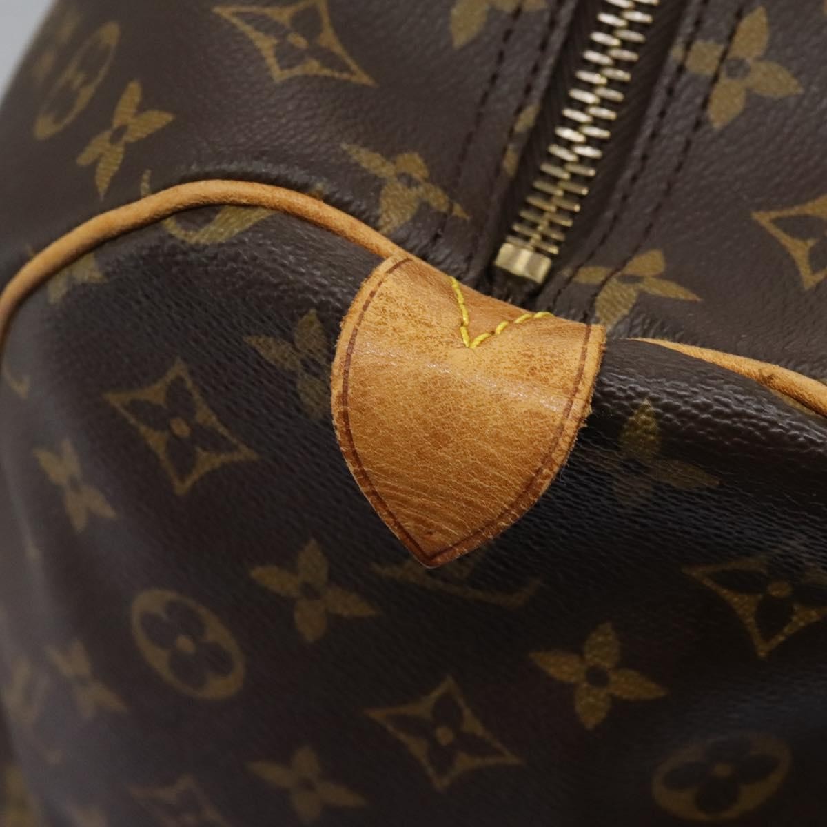 Louis Vuitton Keepall Bag Monogram Canvas Brown Canvas Travel Bag