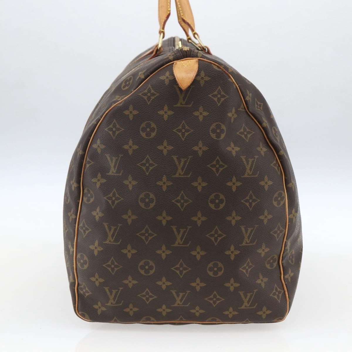 Louis Vuitton Keepall Bag Monogram Canvas Brown Canvas Travel Bag
