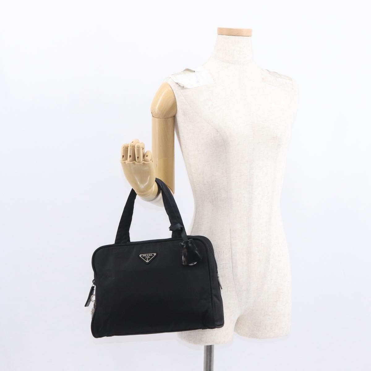 Prada Bowling Shoulder Bag Tessuto Black Nylon Shoulder Bag Bag