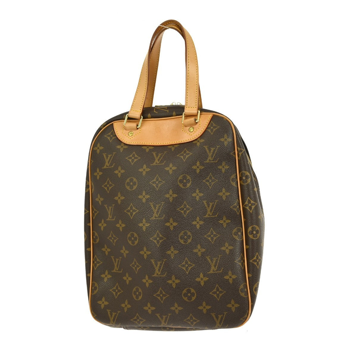 Louis Vuitton Excursion Handbag Monogram Canvas Brown Canvas Handbag
