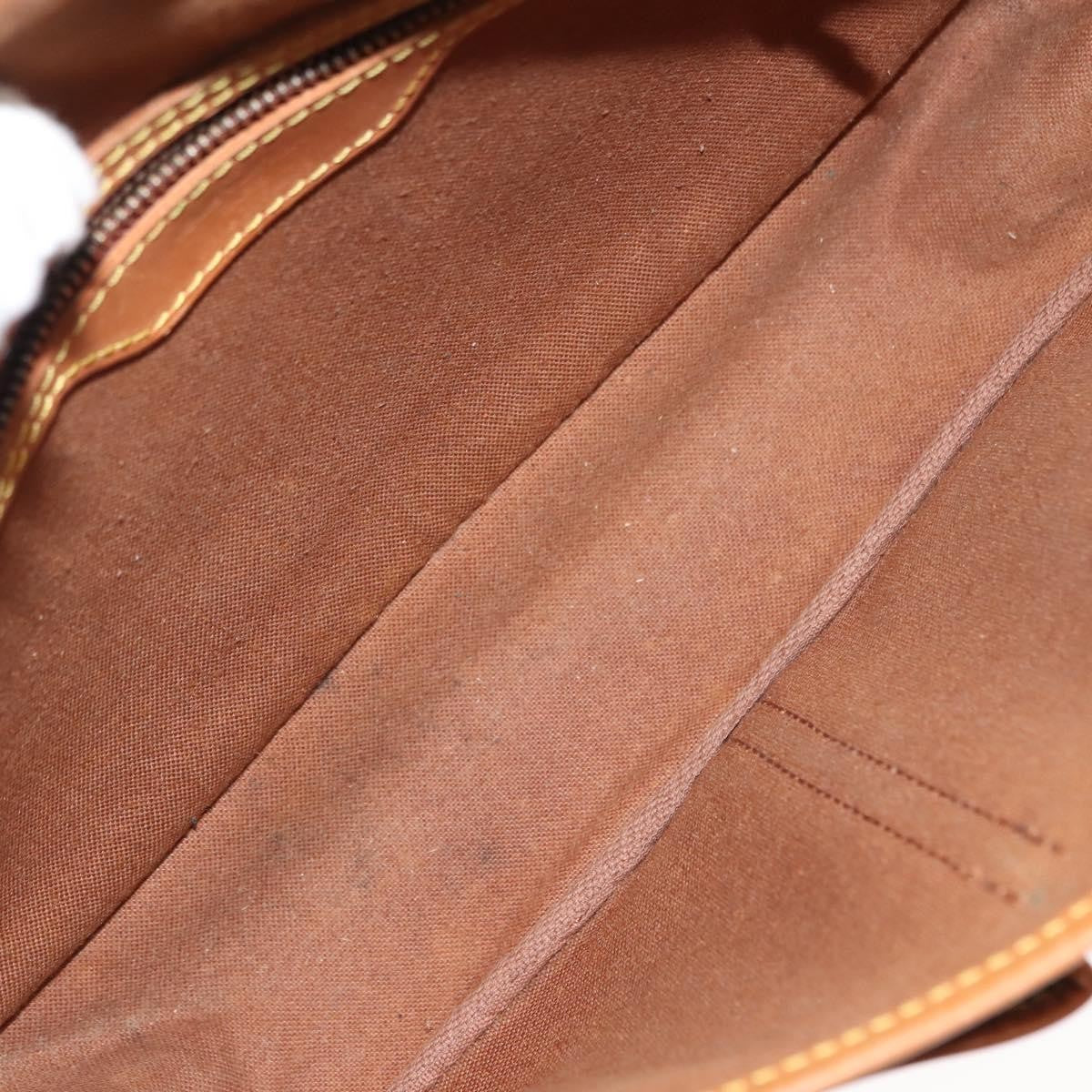Louis Vuitton Sac Gibeciere Messenger Bag Monogram Canvas Brown Canvas Bag