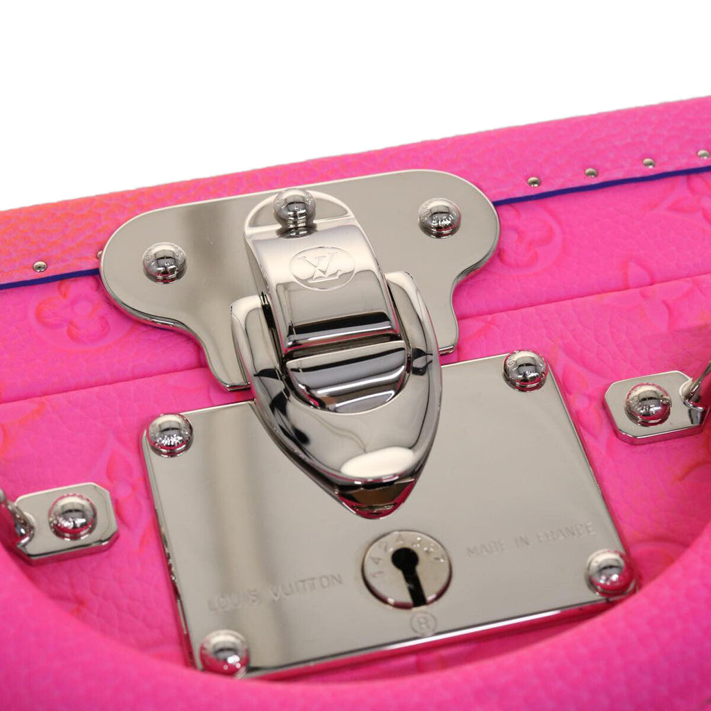 Louis Vuitton Cotteville Trunk Limited Edition Illusion Monogram Taurillon Leather Multicolour Pvc Bag