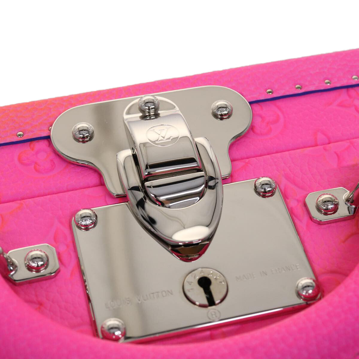 Louis Vuitton Cotteville Trunk Limited Edition Illusion Monogram Taurillon Leather Multicolour Pvc Bag