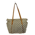 Louis Vuitton Totally Handbag Damier White Canvas Tote Bag