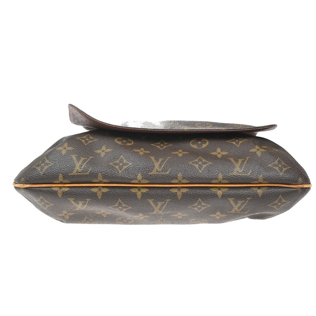 Louis Vuitton Musette Handbag Monogram Canvas Brown Canvas Shoulder Bag