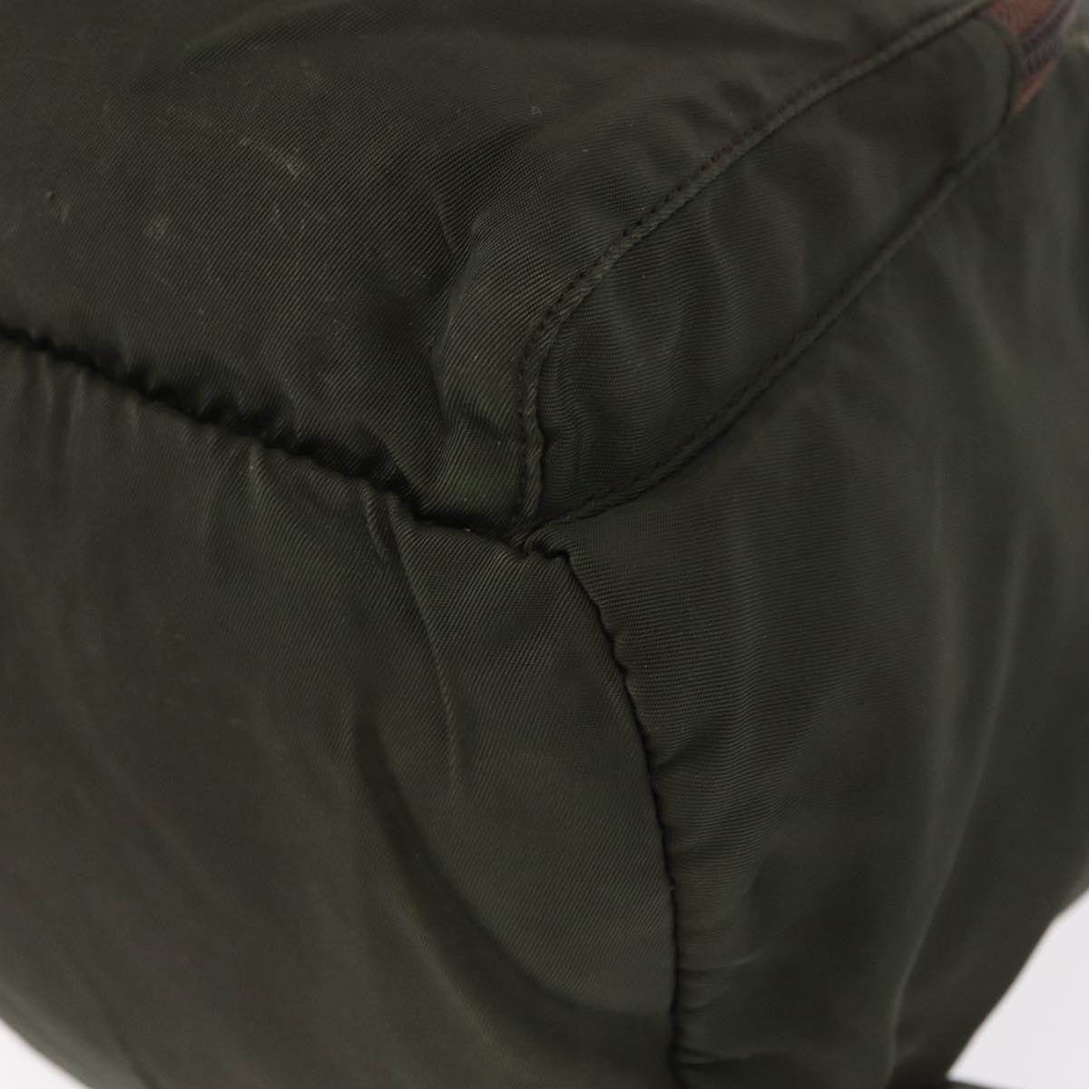 Prada Front Pocket Backpack Tessuto Khaki Nylon Backpack Bag