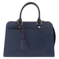 Louis Vuitton Vaneau Handbag Epi Leather Blue Leather Handbag