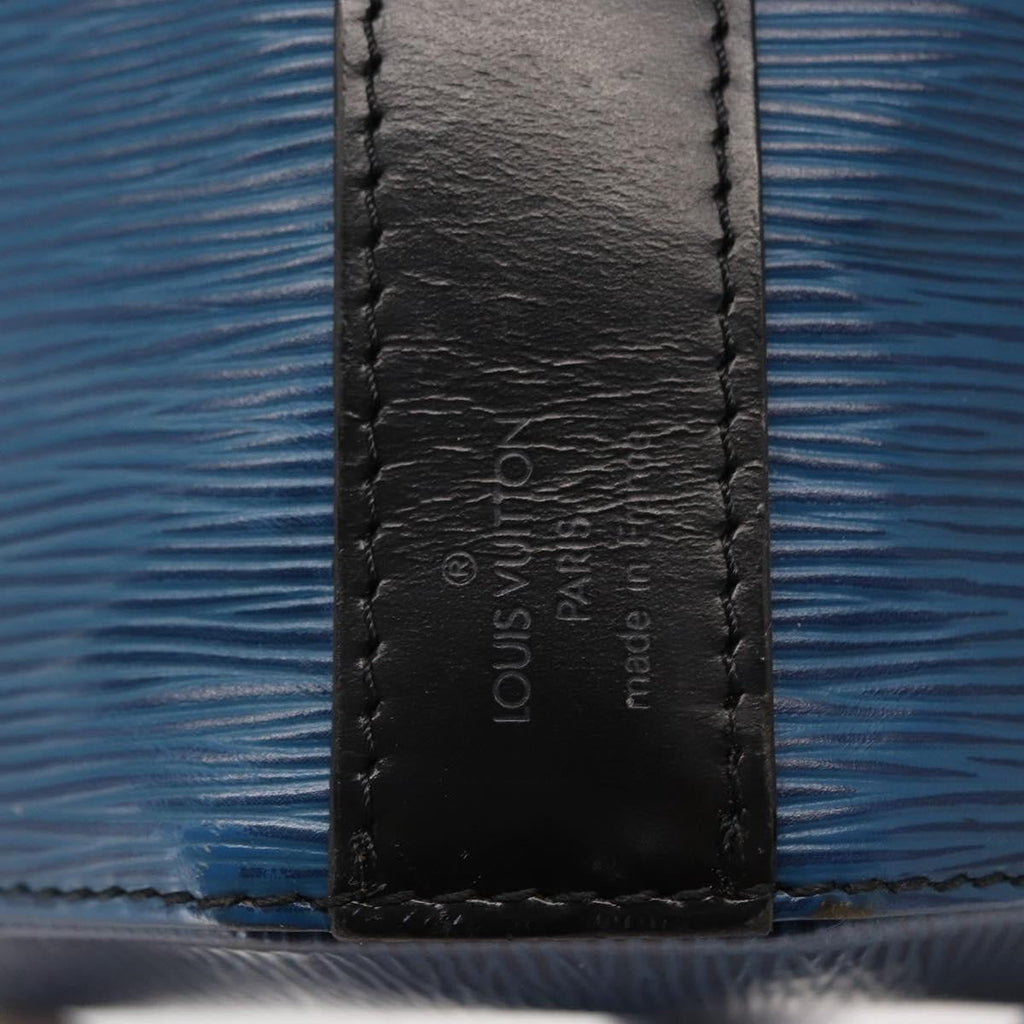 Louis Vuitton Vintage Sac D'epaule Handbag Epi Leather Blue Leather Shoulder Bag