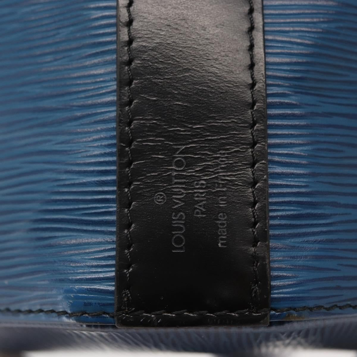Louis Vuitton Vintage Sac D'epaule Handbag Epi Leather Blue Leather Shoulder Bag