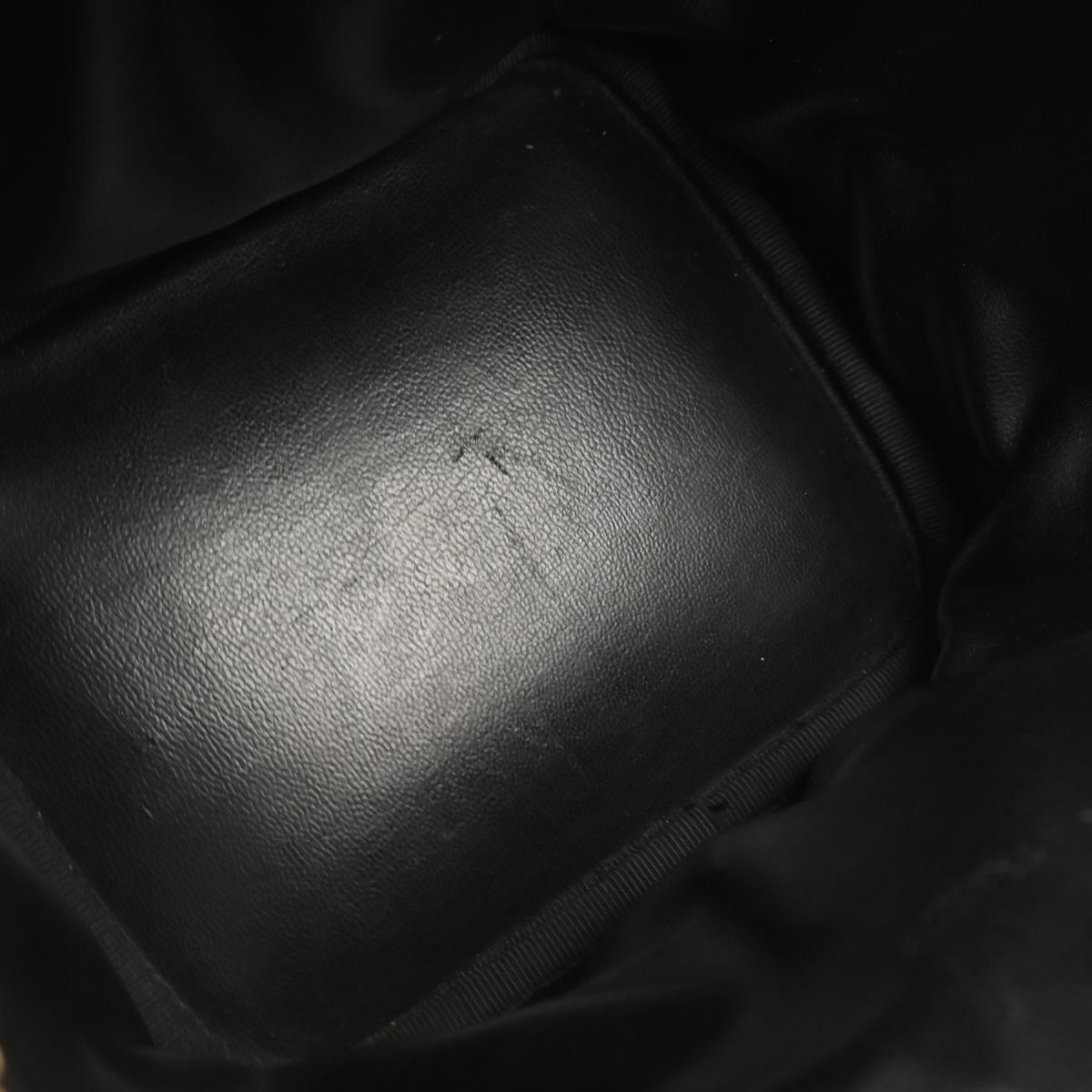 Chanel Vintage Timeless Cosmetic Case Caviar Black Leather Handbag