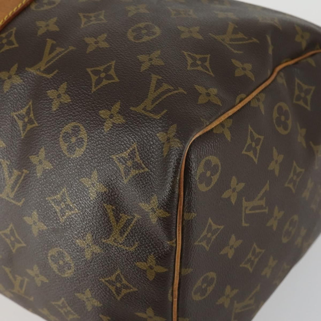 Louis Vuitton Keepall Bag Monogram Canvas Brown Canvas Travel Bag