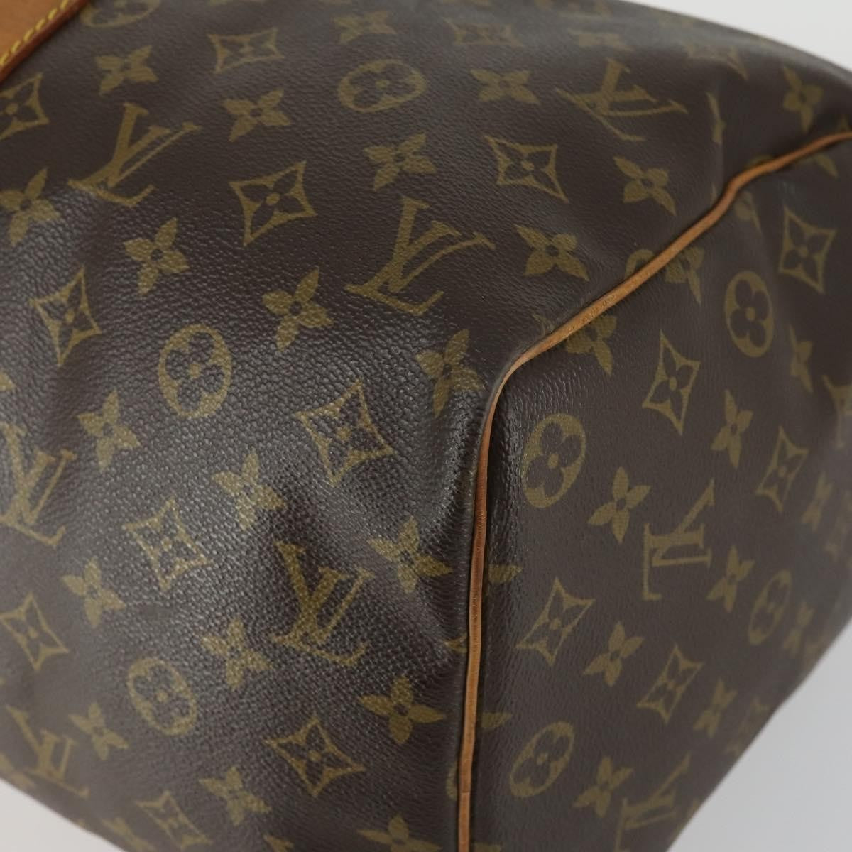 Louis Vuitton Keepall Bag Monogram Canvas Brown Canvas Travel Bag