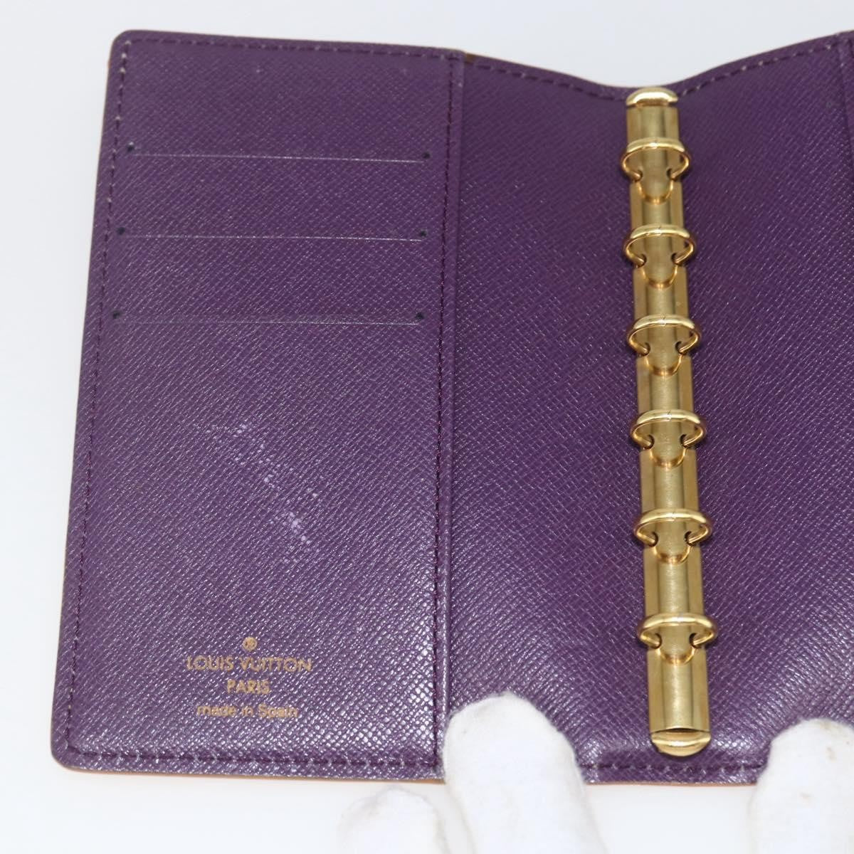 Louis Vuitton Agenda Cover Epi Leather Yellow Leather Wallets Accessory